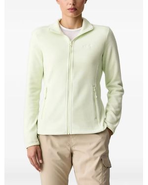 Jack Wolfskin Sweat Zippé À Logo Brodé - Natural