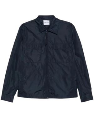 Aspesi Zip-Up Lightweight Jacket - Blue