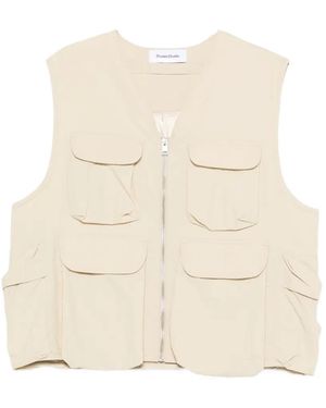 Etudes Studio Multipocket Vest - Natural
