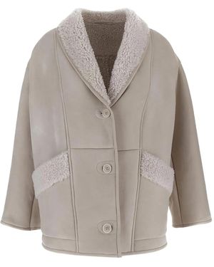 Salvatore Santoro Shearling Jacket - Grey