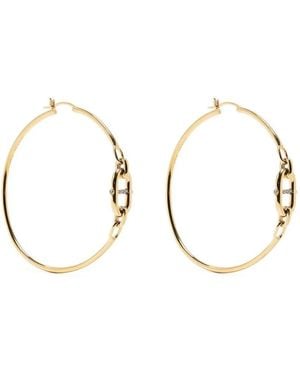 Charriol St Tropez Mariner Chain-Detail Earrings - Metallic