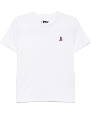 Izzue Logo-Patch T-Shirt - White