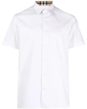 Burberry Monogram Motif Stretch T-shirt - White
