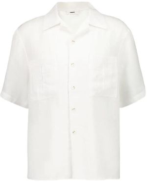 Commas Chemise À Col V - Blanc