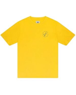 Aimé Leon Dore X New Balance ロゴ Tシャツ - イエロー