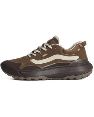 Vans Logo-Patch Panelled Trainers - Brown