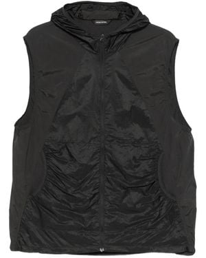 Hiking Patrol Orbit Lt Hooded Sleeveless Jacket - Black