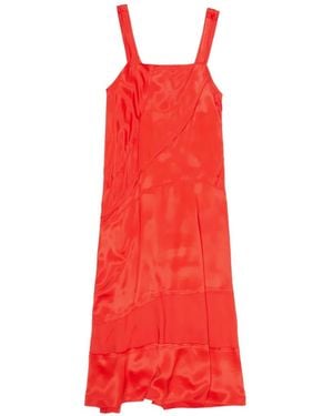 Bimba Y Lola Paneled Maxi Dress - Red