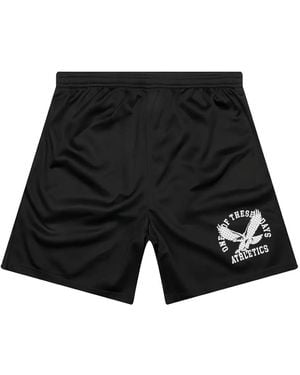 One Of These Days Eagle-Logo Mesh Shorts - Black