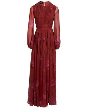 Giambattista Valli Floral-Print Maxi Dress - Red