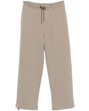Woc Drawstring-Waist Track Trousers - White