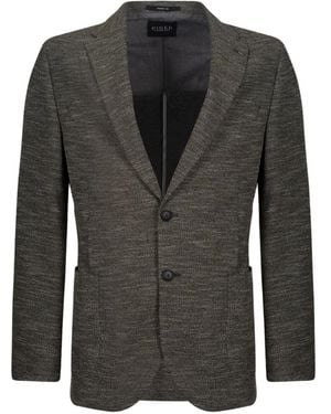 DIGEL Two-Button Single-Breasted Blazer - Black