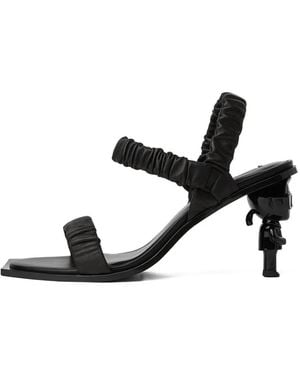 KARL LAGERFELD Ikon Slingback Sandals - Black