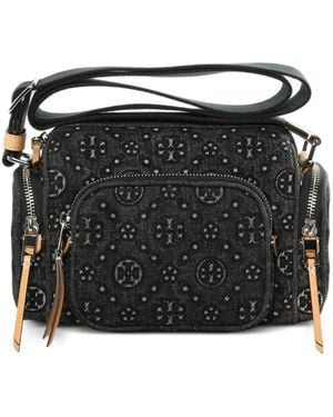 Tory Burch T-Monogram Cross-Body Bag - Black