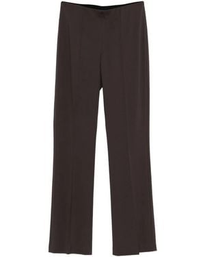 Seventy Pintuck-Detail Trousers - Grey