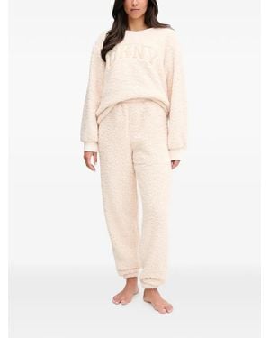 DKNY Sherpa Pyjama Set - Natural