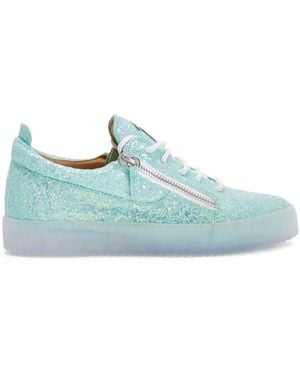 Giuseppe Zanotti グリッター スニーカー - グリーン