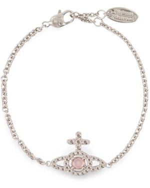 Vivienne Westwood Olympia Orb Bracelet - White