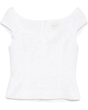 ShuShu/Tong V-Neck Top - White