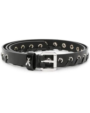 Patrizia Pepe Logo-Detail Belt - Black