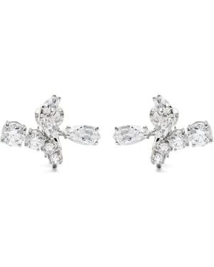 Swarovski Orecchini A Clip Matrix - Bianco