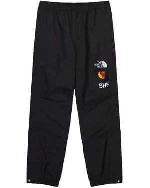The North Face X Shf Logo-Print Track Trousers - Black
