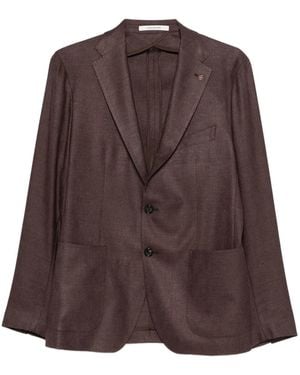Tagliatore Blazer con bolsillo de parche - Marrón