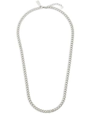 CERNUCCI Collar De Cadena Barbada - Blanco