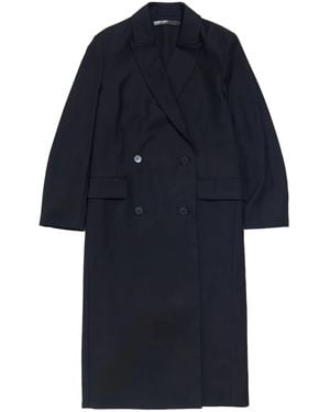 Bimba Y Lola Langer Mantel - Blau