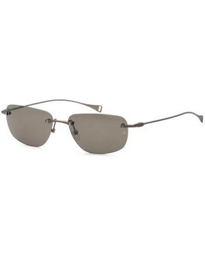 Dita Eyewear Lancier Rectangle-Frame Sunglasses - Metallic