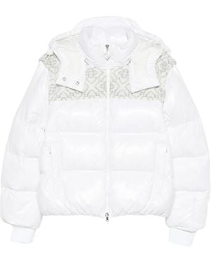 CASABLANCA Zip-Up Puffer Ski Jacket - White