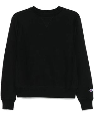 Champion Sweater Met Ronde Hals - Zwart