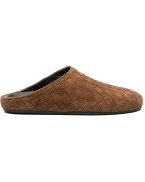 Officine Creative Woven Mules - Brown