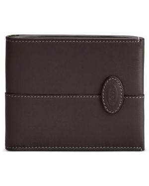 Tod's レザー 財布 - ブラック