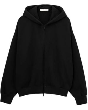 Essentials Sudadera Con Capucha Y Cremallera - Negro