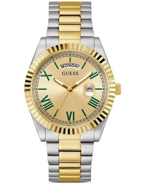 Guess Logo-Detail 42Mm Watch - Metallic