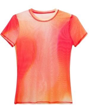 Jonathan Simkhai Murry Mesh Top - Pink