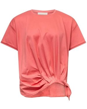 Club21 Side-Tie T-Shirt - Pink