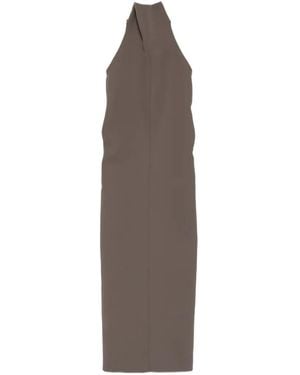 KHAITE Roxanne Backless Dress - Brown