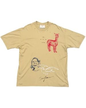 Song For The Mute Sketchbook Graphic Tee T-Shirt - Natural