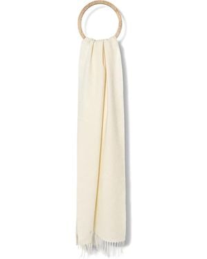 Weekend by Maxmara Fringed Scarf - White