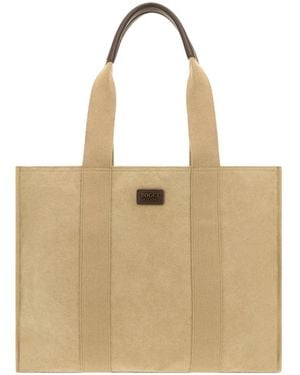 BOGGI Cotton Blend Tote Bag - Natural