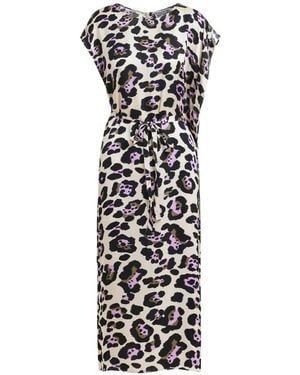 Essentiel Antwerp Abito Midi Con Stampa - Bianco