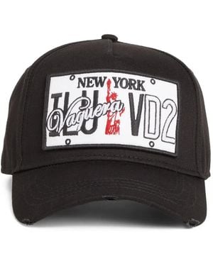 DSquared² Vaquera Honkbalpet - Zwart
