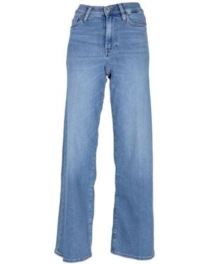 FRAME Le Slim Palazzo Jeans - Blue