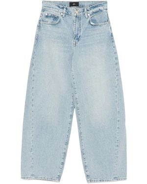 7 For All Mankind Bonnie Curvilinear Jeans - Blue