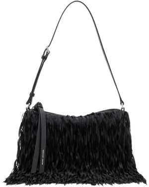 Marc Jacobs Schultertasche Mit Fransen - Schwarz