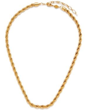 Anni Lu Collana Golden Rope - Metallizzato