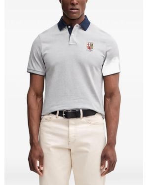 Hackett Polo Con Ricamo - Bianco