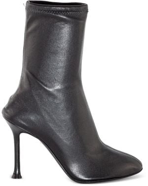 ALEVI 80Mm Slip-On Leather Boots - Grey